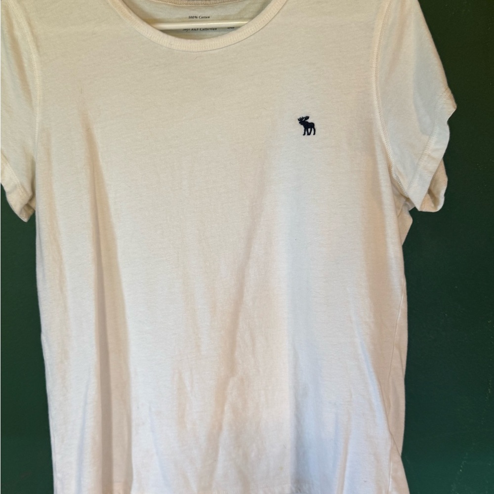Abercrombie & Fitch White Women's Top - Picture 3 of 4